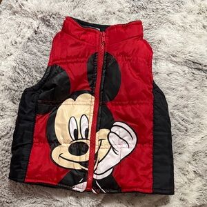 Disney Red and Black Mickey Mouse Kids Vest